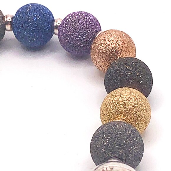 Kenneth Jay Lane Multicolor Beaded Bracelet w/ Magnetic Clasp - Picture 6 of 11